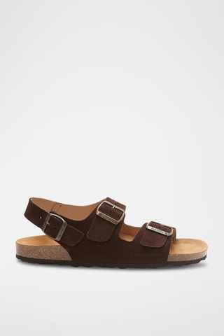 Leren Sandalen Carlos - Donkerbruin