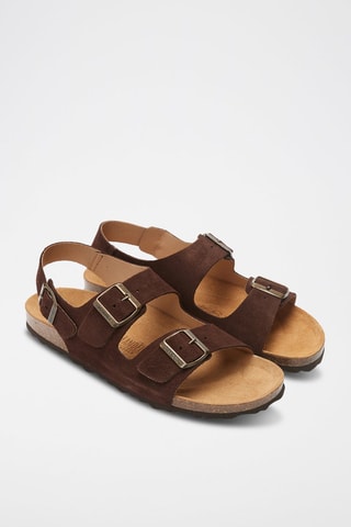 Leren Sandalen Carlos - Donkerbruin