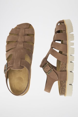 Nubuck Sandalen Helena - Bruin