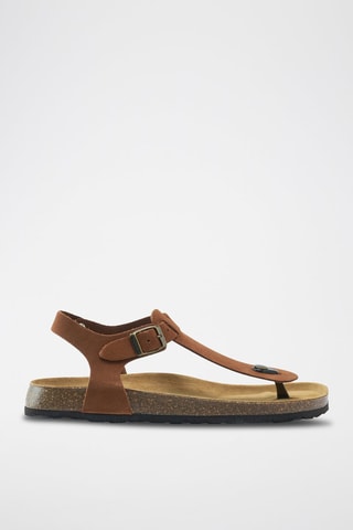 Nubuck Sandalen Leon - Bruin