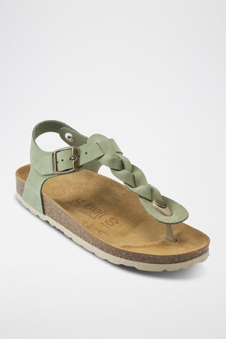 Nubuck Sandalen Aida - Groen