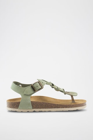 Nubuck Sandalen Aida - Groen