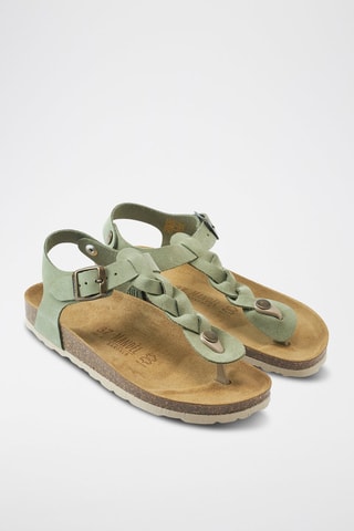 Nubuck Sandalen Aida - Groen