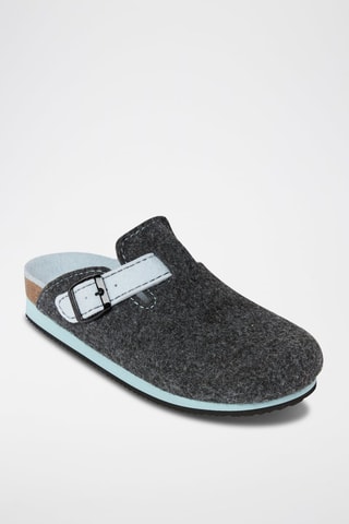 Clogs Noe Donkergrijs en Hemelsblauw