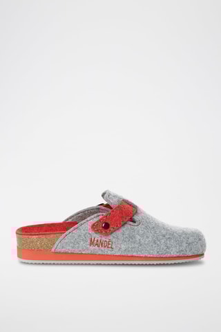 Clogs Noe Lichtgrijs en Rood