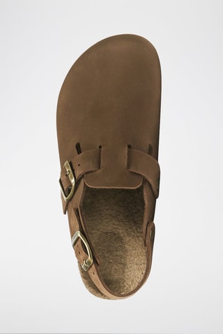 Leren Clogs Oscar - Bruin