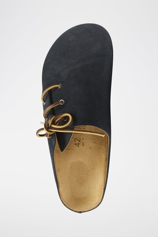 Leren Clogs Ester - Marineblauw