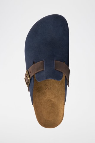 Nubuck Clogs Noé - Blauw