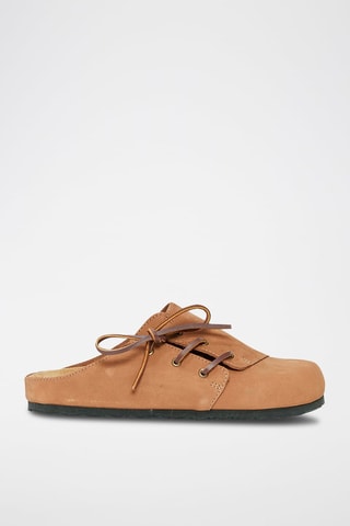 Leren Muiltjes Ester Bruin