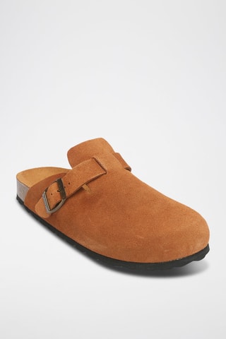 Leren Clogs Noe - Lichtbruin