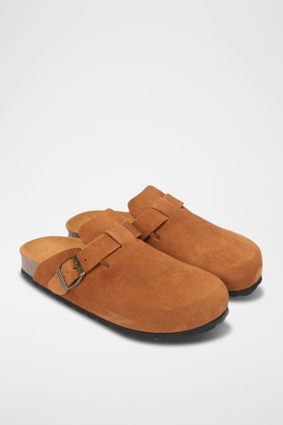 Leren Clogs Noe - Lichtbruin