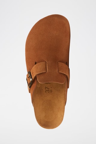 Leren Clogs Noe - Lichtbruin