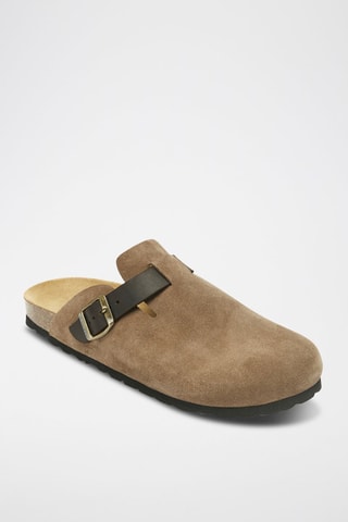 Leren Clogs Noe - Beige