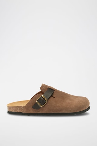 Leren Clogs Noe - Beige