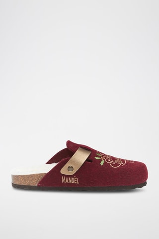 Clogs Noe Kerstrood en Goudkleurig