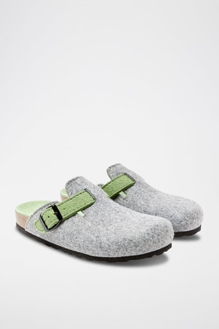 Clogs Noe Gemêleerd Lichtgrijs 