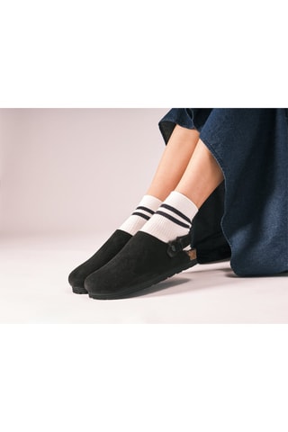 Leren Clogs Adam - Zwart