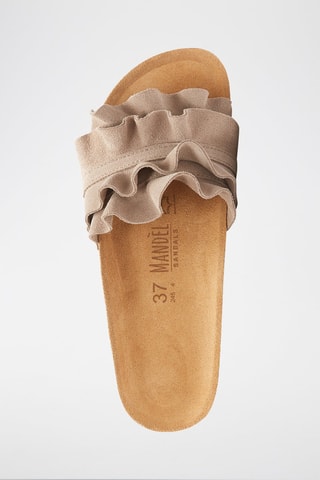 Nubuck Muiltjes Sofia - Taupe