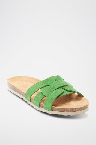 Nubuck Muiltjes Clara - Groen