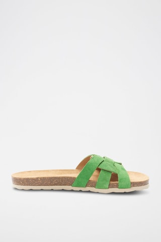 Nubuck Muiltjes Clara - Groen