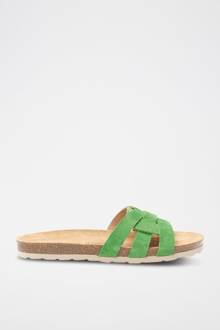 Nubuck Muiltjes Clara - Groen