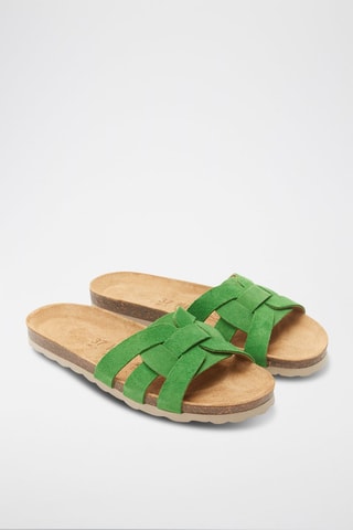 Nubuck Muiltjes Clara - Groen