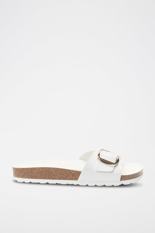 Gelakte Muiltjes Agata - Wit