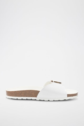 Gelakte Muiltjes Agata - Wit