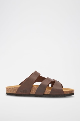 Leren Muiltjes Alvaro - Donkerbruin