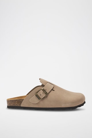 Nubuck Clogs Noe - Taupe
