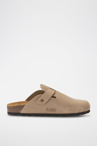 Nubuck Clogs Noe - Taupe