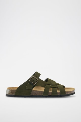 Nubuck Muiltjes Alvaro - Kaki