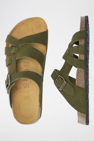 Nubuck Muiltjes Alvaro - Kaki