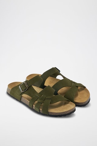 Nubuck Muiltjes Alvaro - Kaki