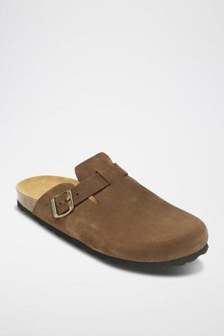 Nubuck Clogs Noe - Bruin