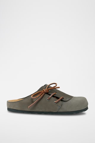 Sabots en nubuck Ester - Gris