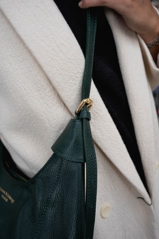 Leren Schoudertas Ale - Groen