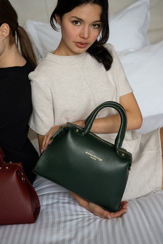 Leren Handtas Giulia - Groen