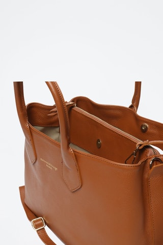Leren Handtas Milia  - Camel