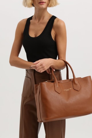 Leren Handtas Milia  - Camel