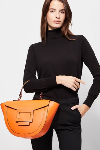 Leren Handtas Votti - Oranje
