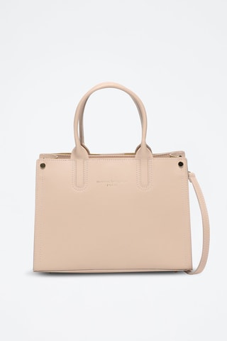 Leren Handtas Pureb - - Roze