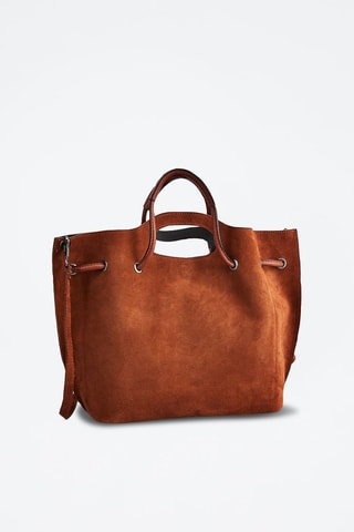 Leren Handtas Prun - Camel