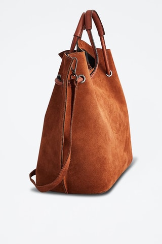 Leren Handtas Prun - Camel