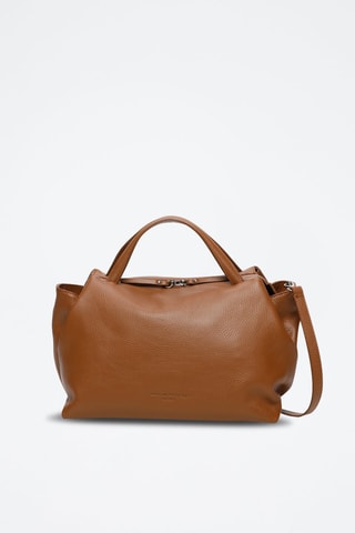 Leren Shopper Emerald - Camel