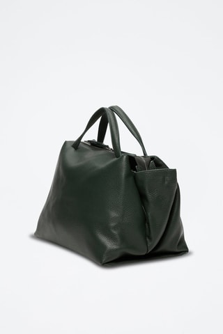 Leren Shopper Emerald - Groen