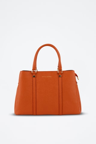 Sac à main en cuir Sauce - Orange