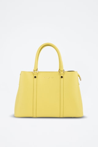 Sac à main en cuir Sauce - Jaune