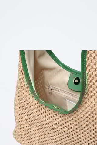 Nubuck Trendy Handtas Maldives - Groen