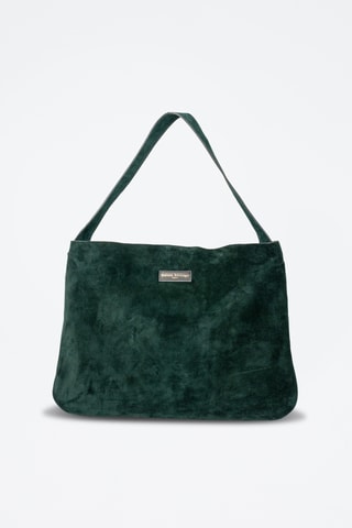 Nubuck Trendy Handtas Ori - Groen